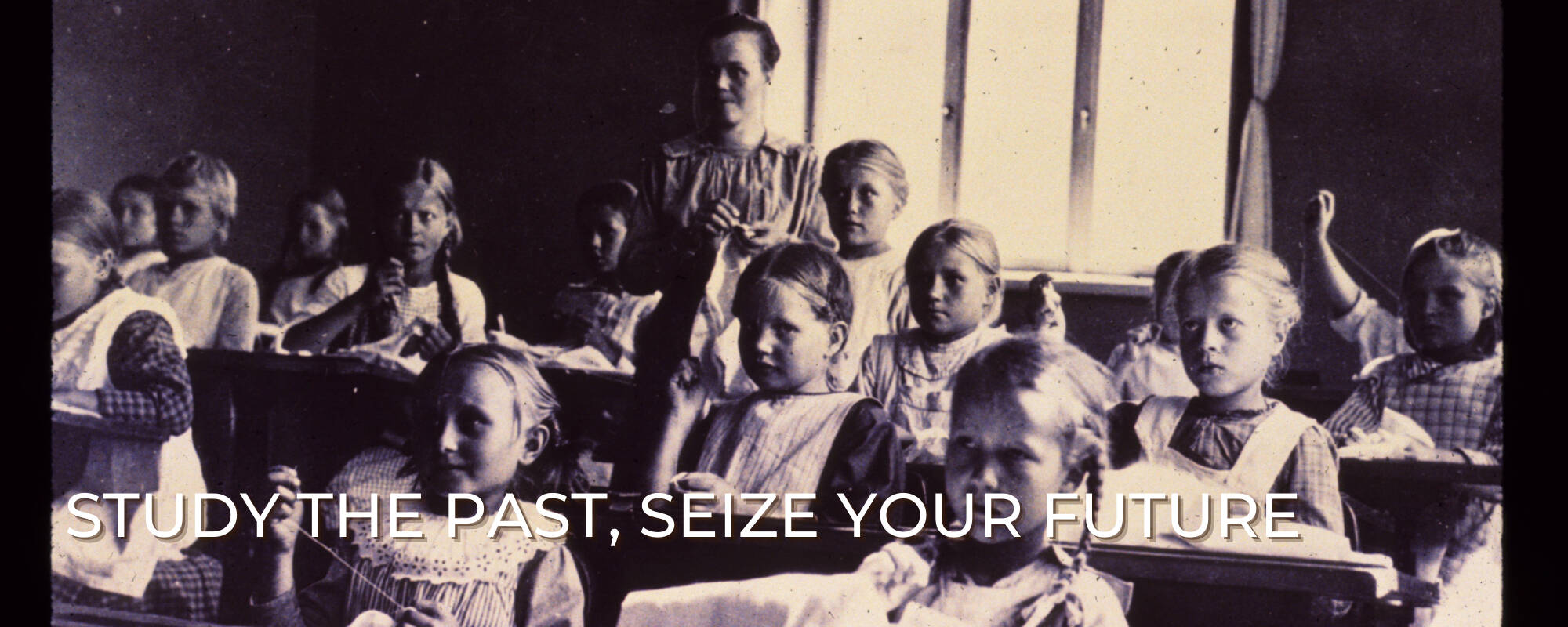 School children in a school house